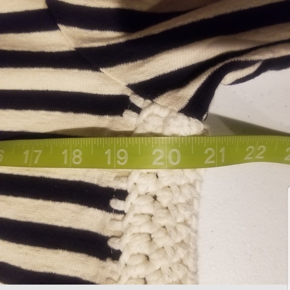 Anthropologie Pepin Mariner Striped Pullover sweater Top Sz XL - Picture 8 of 9